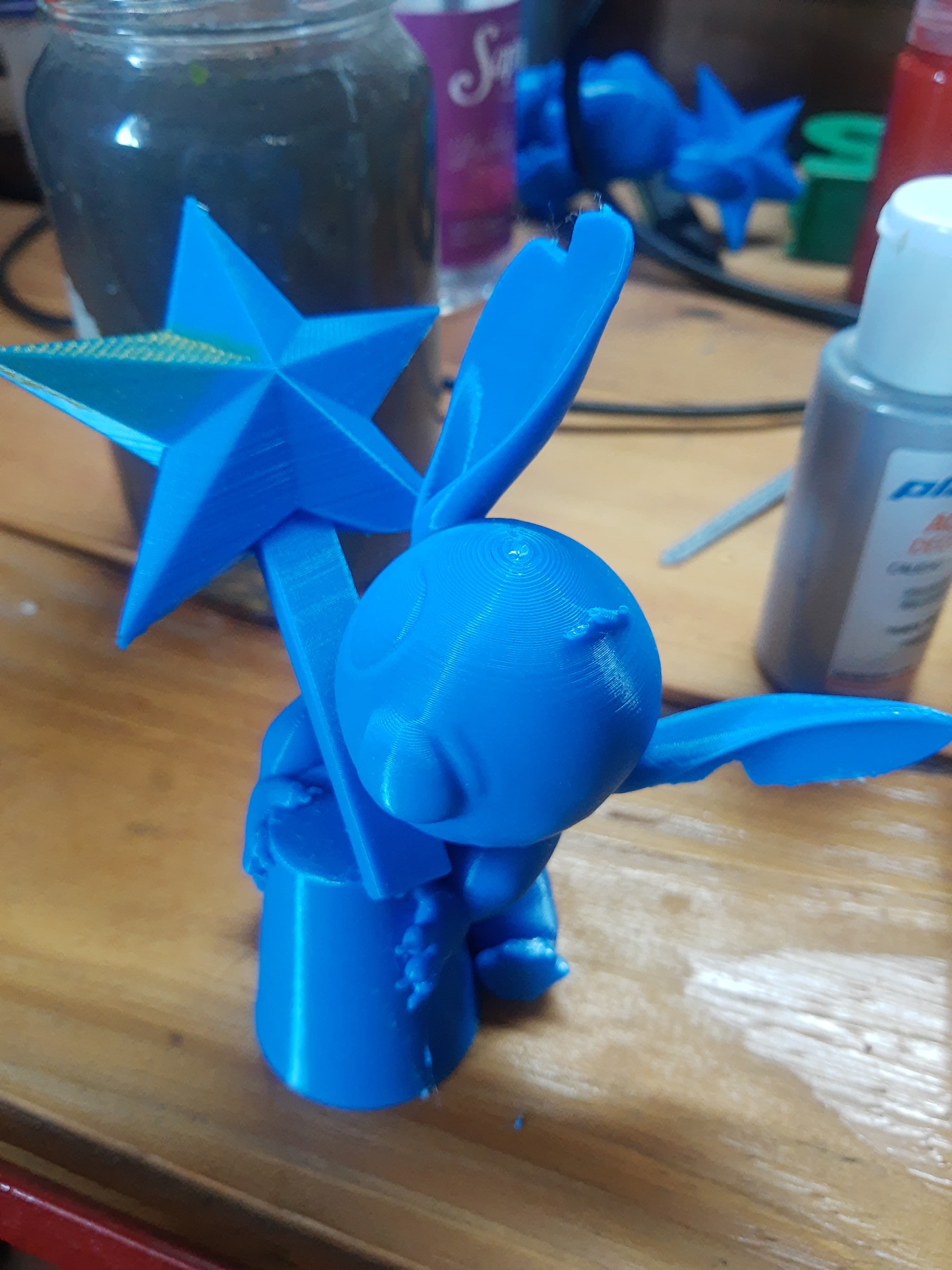 Stitch — figura azul